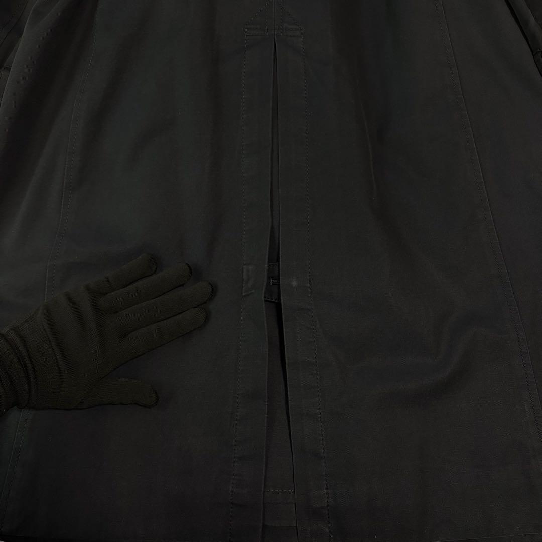 マッキントッシュロンドン トレンチコート ライナー付 チェック 2way 黒紺