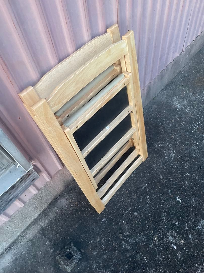 ダイニング　5点セット　折りたたみ式