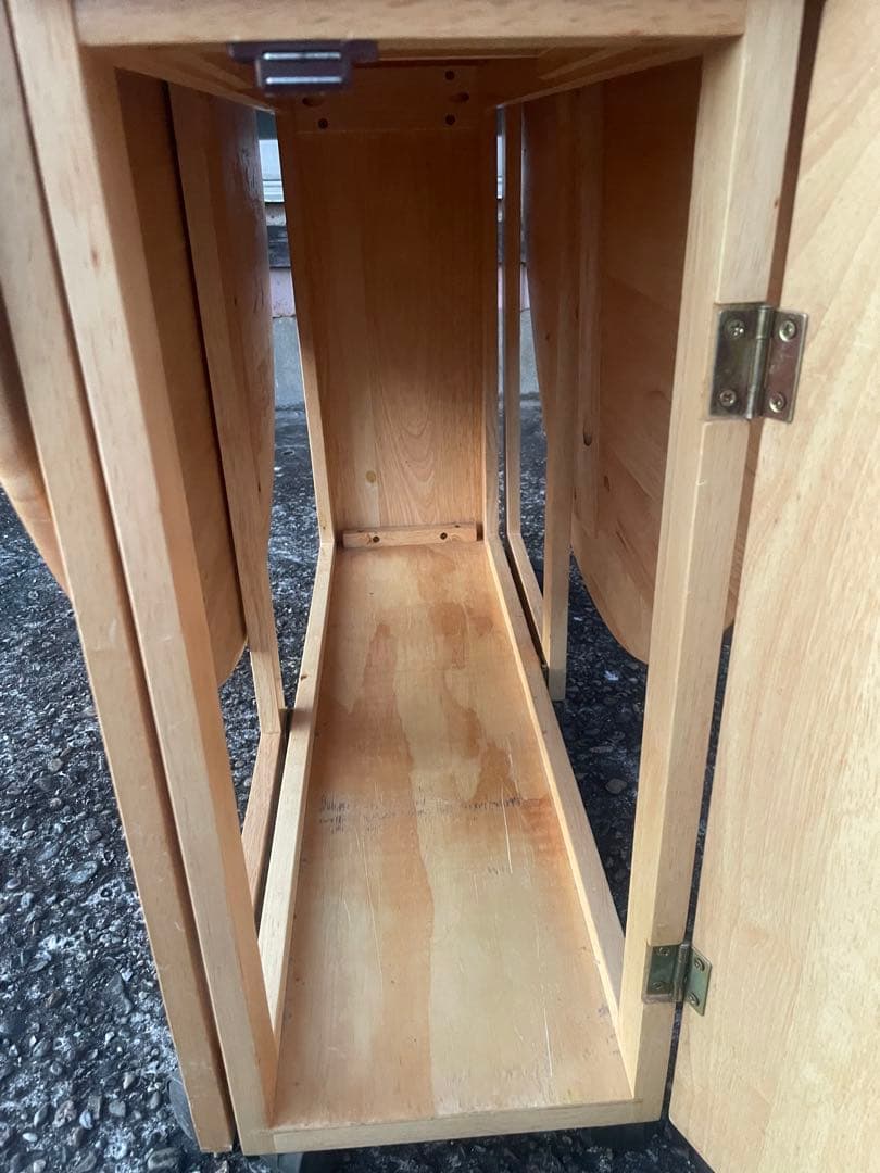 ダイニング　5点セット　折りたたみ式