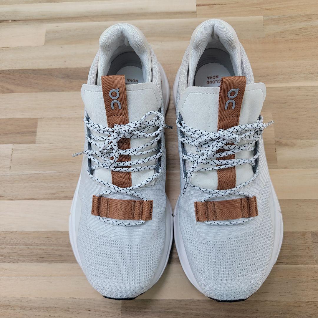 オン クラウド ノヴァ ホワイト UK6 25cm