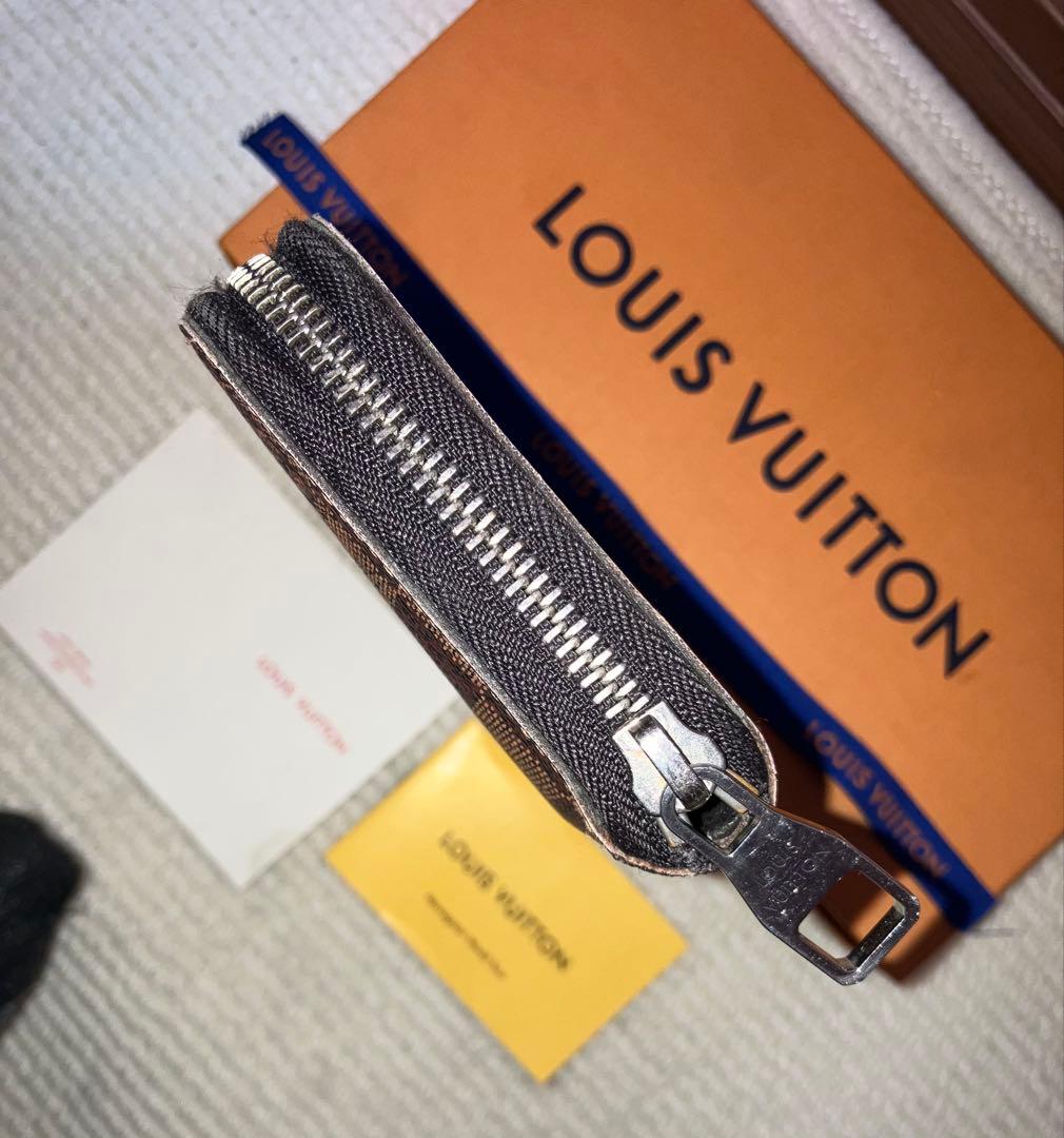 良品/LOUIS VUITTON ダミエ グラフィット ジッピー ヴェルティカル