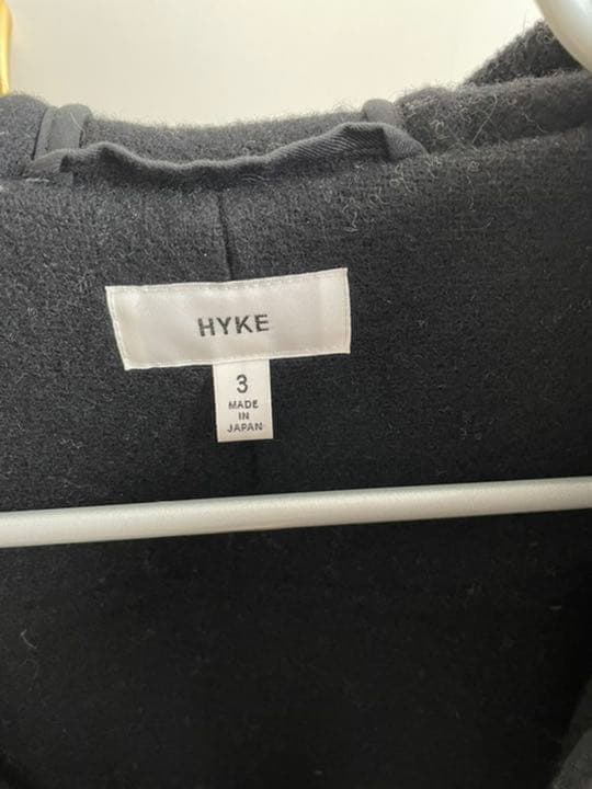 【袖丈お直し！】HYKE★パイル地ダッフルコート サイズ3