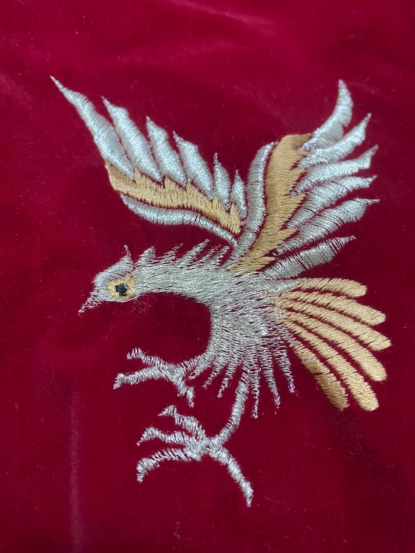 90s 日本製 別珍　スカジャン　ワシ　限定版 Unisex Vintage