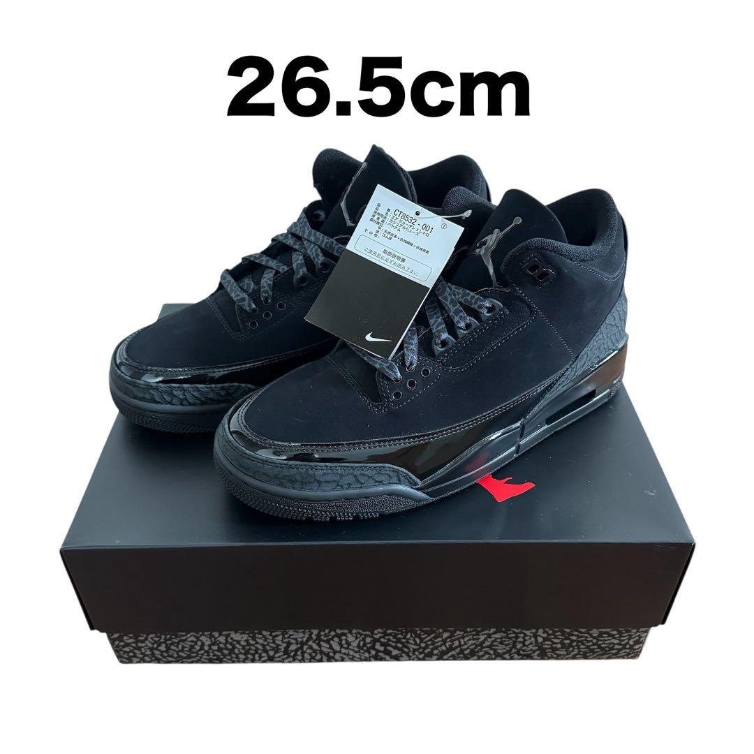 AirJordan3 blackcat ブラックキャット 新品 エアジョーダン