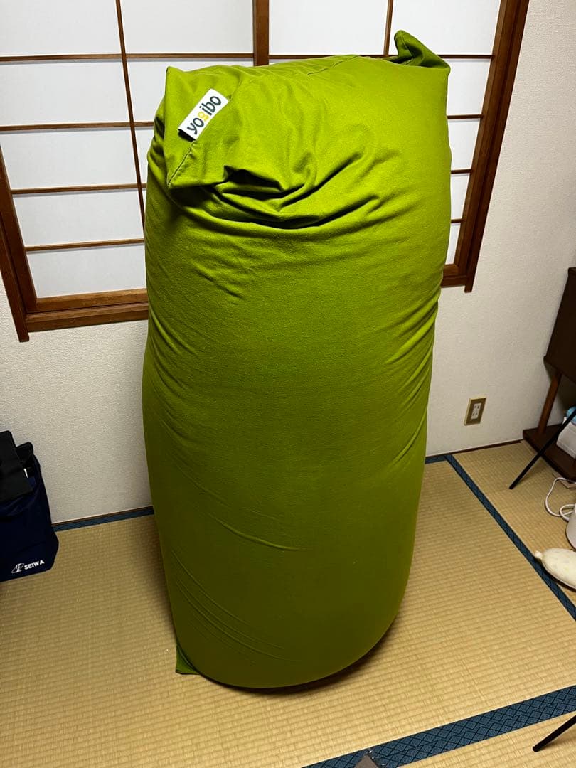 【マーボさん専用】ヨギボーマックス　（ライムグリーン）【直接引取可　郡山市近辺】