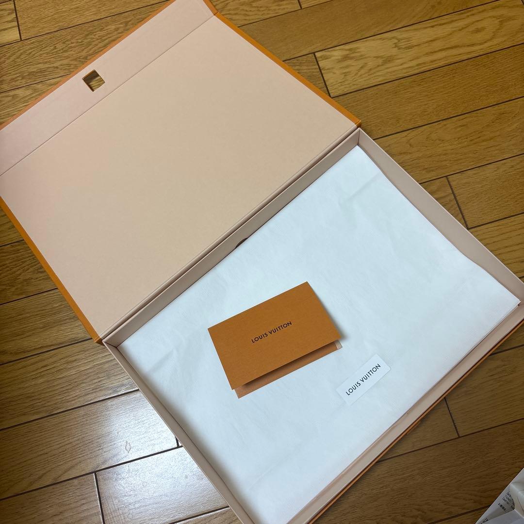 LOUIS VUITTON マフラー グレー/ホワイト
