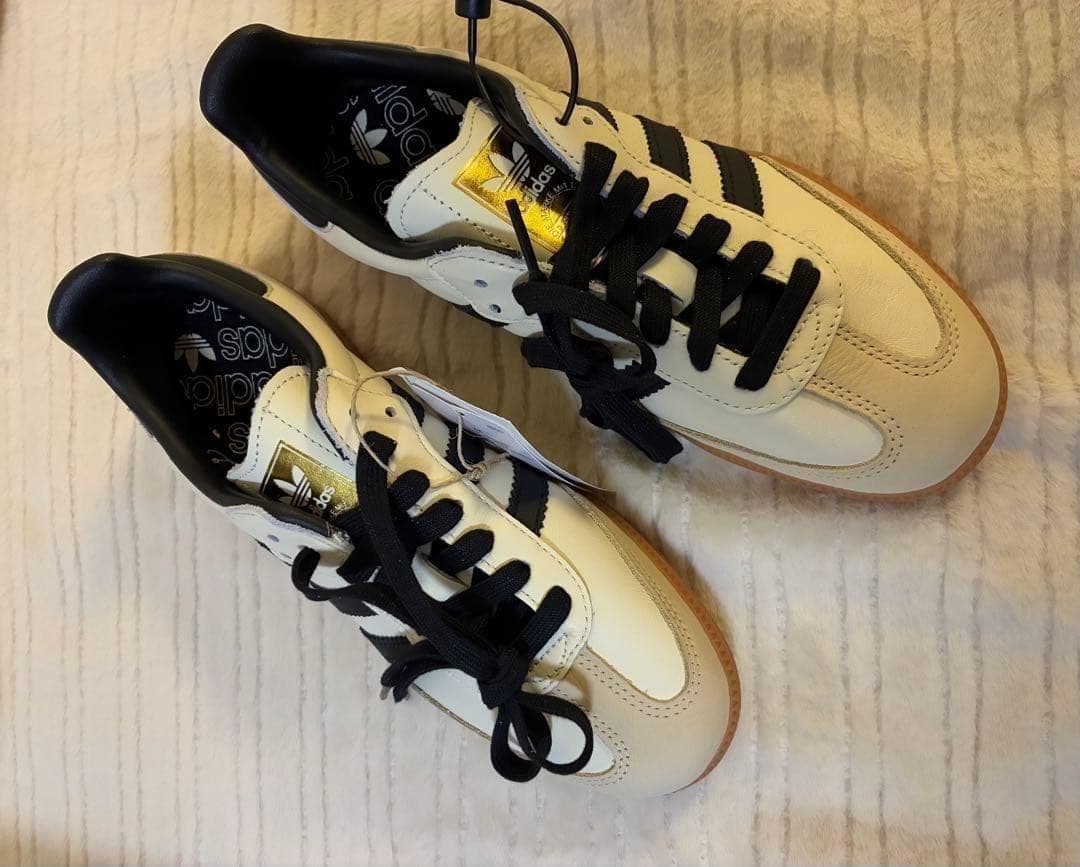 24 adidas SAMBA OG クリームホワイト アディダス