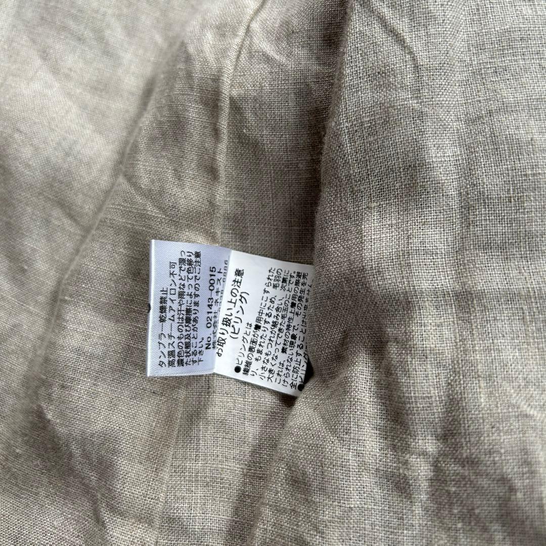 ネストローブ　コンフェクト　厚手の麻のコート　サイズ3 黒