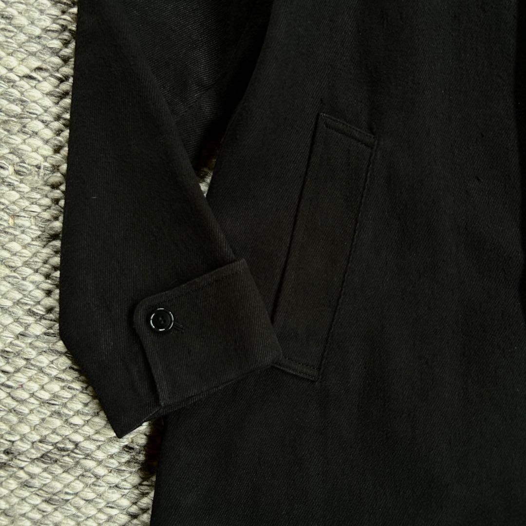 ネストローブ　コンフェクト　厚手の麻のコート　サイズ3 黒