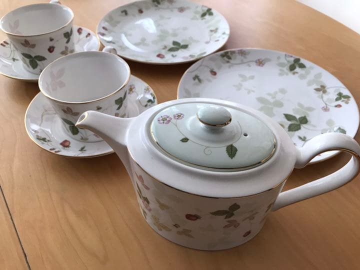 ウェッジウッド　ティーセット　プレート　小型トート