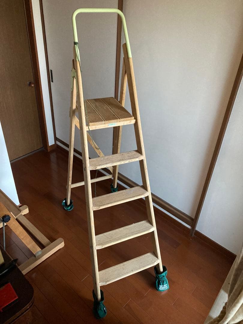 アンティークラダー 木製脚立 PIONEER SUPER STEPS