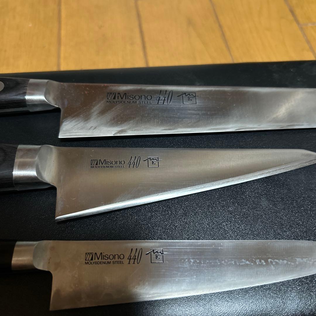 値下げ中　Misono 440 包丁セット ６本　ケース付き
