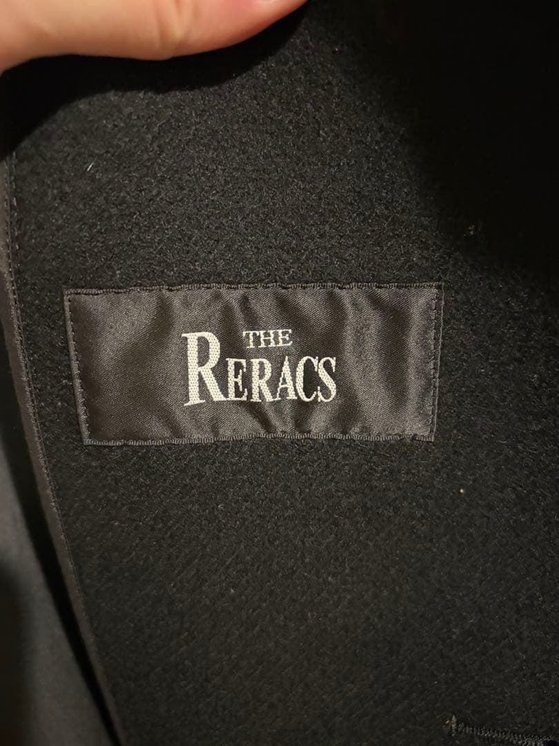 THE RERACS ザ リラクス 襟ボアウールロングコート