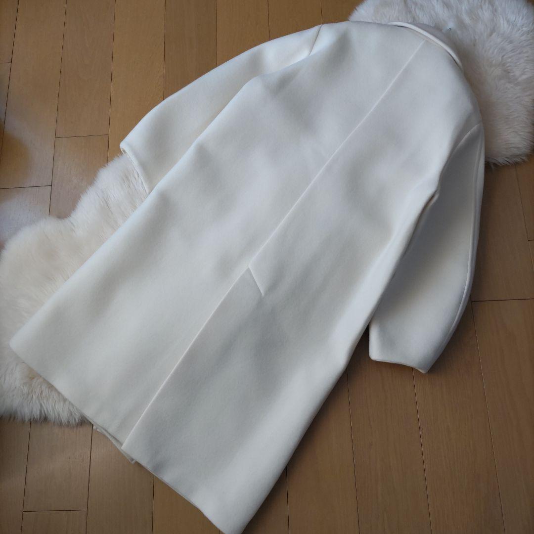 未使用☆38☆ウールボンディングロングコート☆ADAM ET ROPÉ