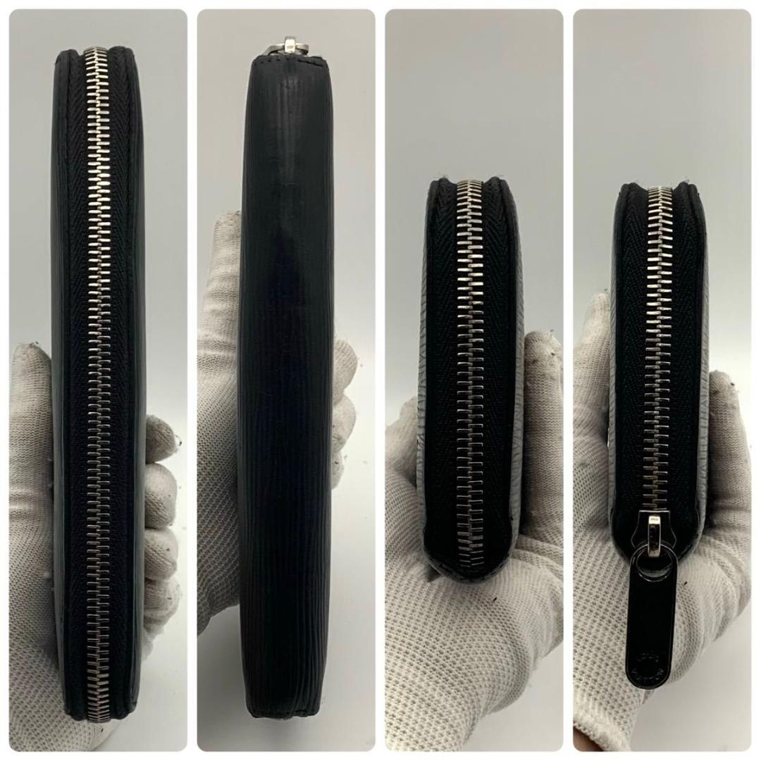 鑑定済み ルイヴィトン ジッピーウォレット 長財布 エピ ラウンドファスナー 黒