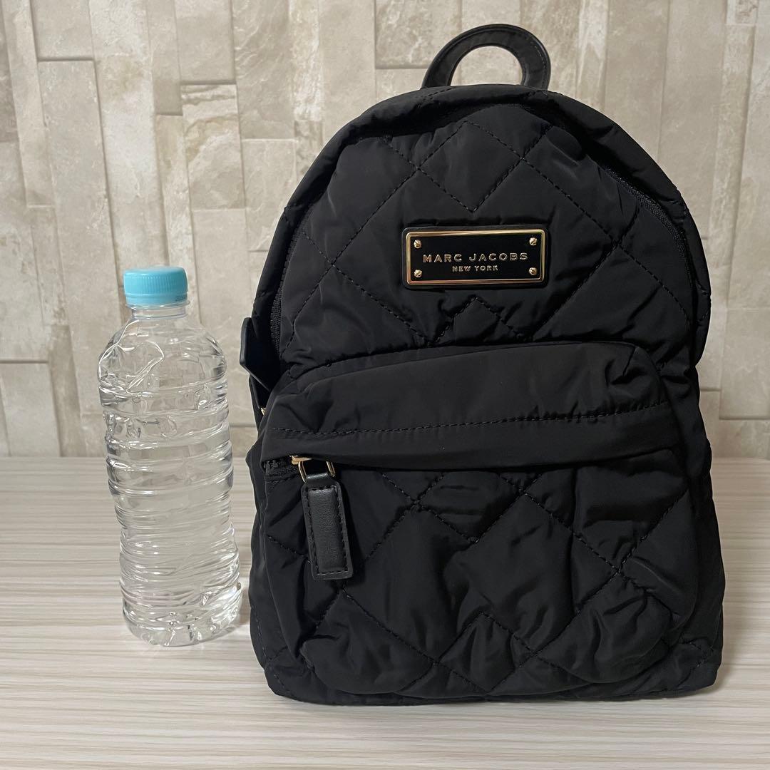 早い者勝ち！訳あり新品 MARC JACOBS バックパック キルティング 黒