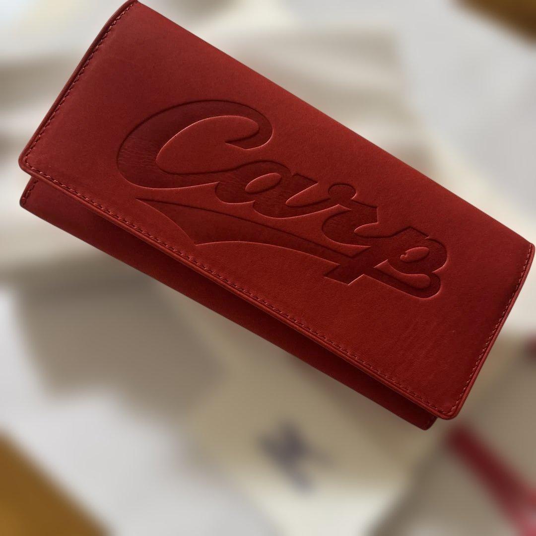 レア！Mizuno Carpロゴ 財布 レッド