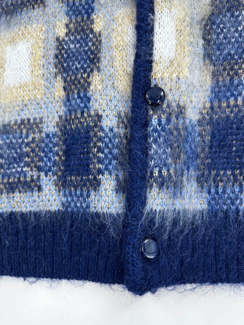 希少/美品/needles × kith/モヘヤ シェリダン カーディガン/M