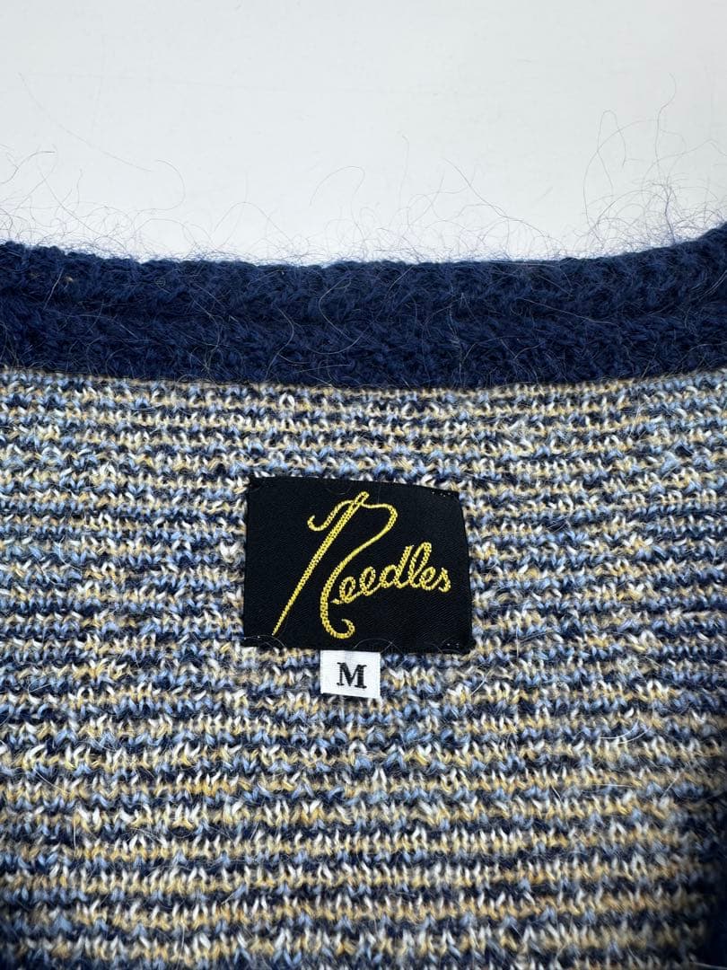 希少/美品/needles × kith/モヘヤ シェリダン カーディガン/M