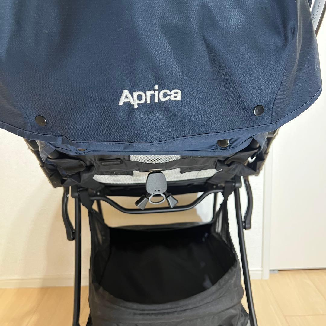 Aprica ラクーナビッテクッション ネイビー 美品 アップリカ 両対面型