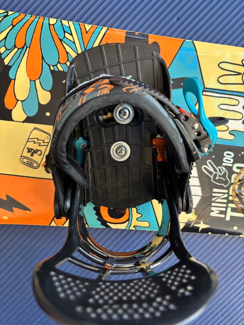 100cm キッズ スノーボード ビンディングセット子供 スノボー K2