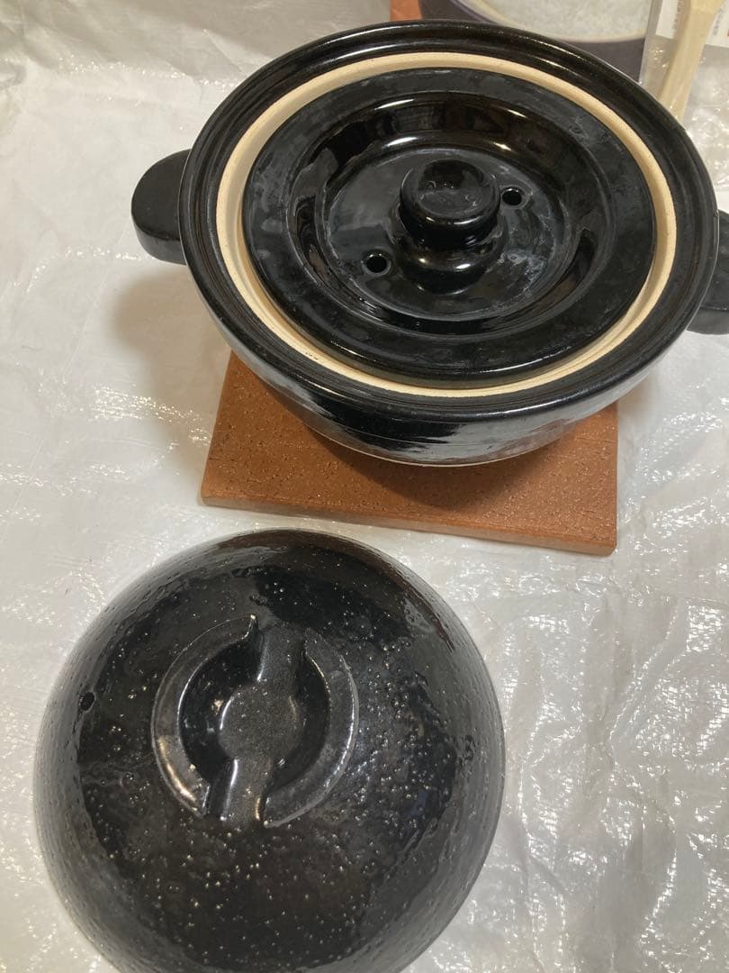 長谷園 かまどさん 二合炊き 美品