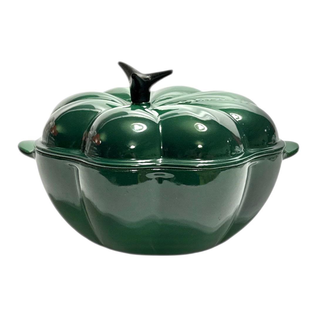 LE CREUSET カボチャ型鍋 ダークグリーン