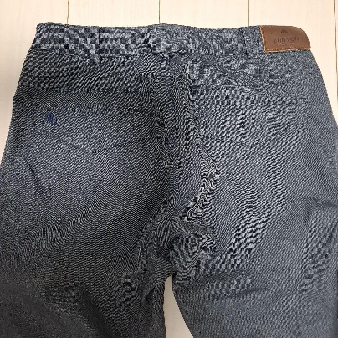 BURTON スノーボードウェア Lサイズ オレンジ、イエロー/グレー、デニム