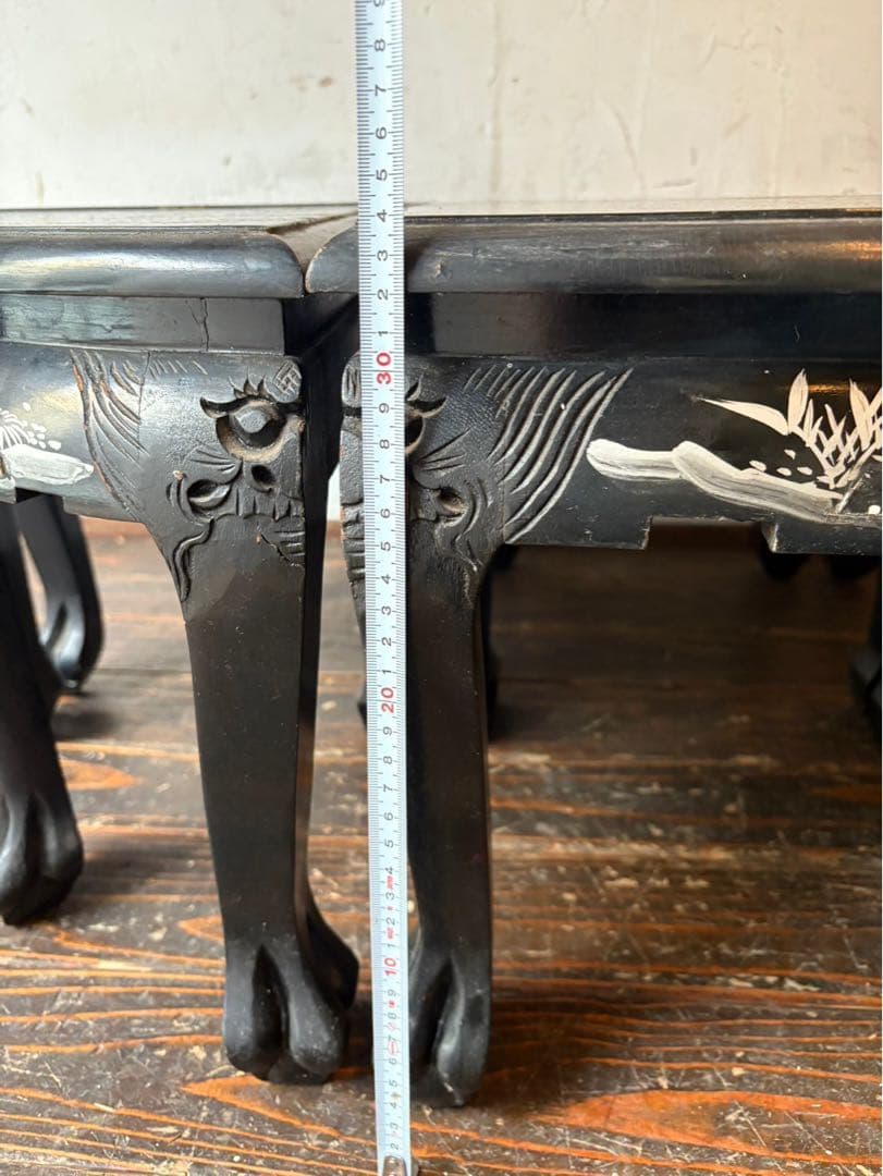 希少 レア 椅子 座卓 猫脚 テーブル インテリア 昭和レトロ 当時物