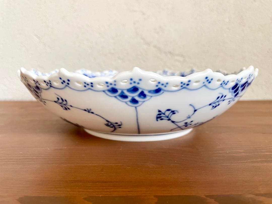 新品 ロイヤルコペンハーゲン ブルーフルーテッド ティーセット 皿 デンマーク製