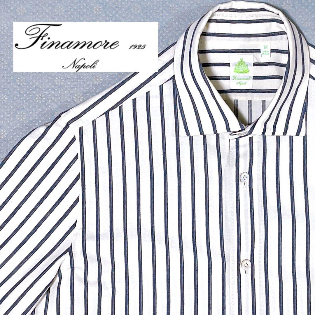 Finamore フィナモレ コットンフランネル イタリア製 M