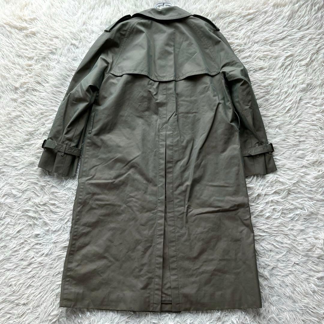 【付属品完備 カシミヤライナー】バーバリー　トレンチコート　玉虫色　メガチェック