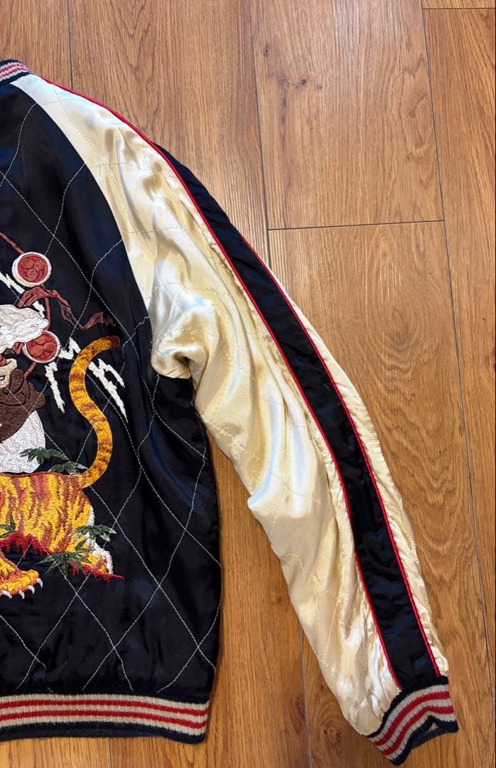 クロップドヘッズ　スカジャン　風神　雷神　CROPPED HEADS