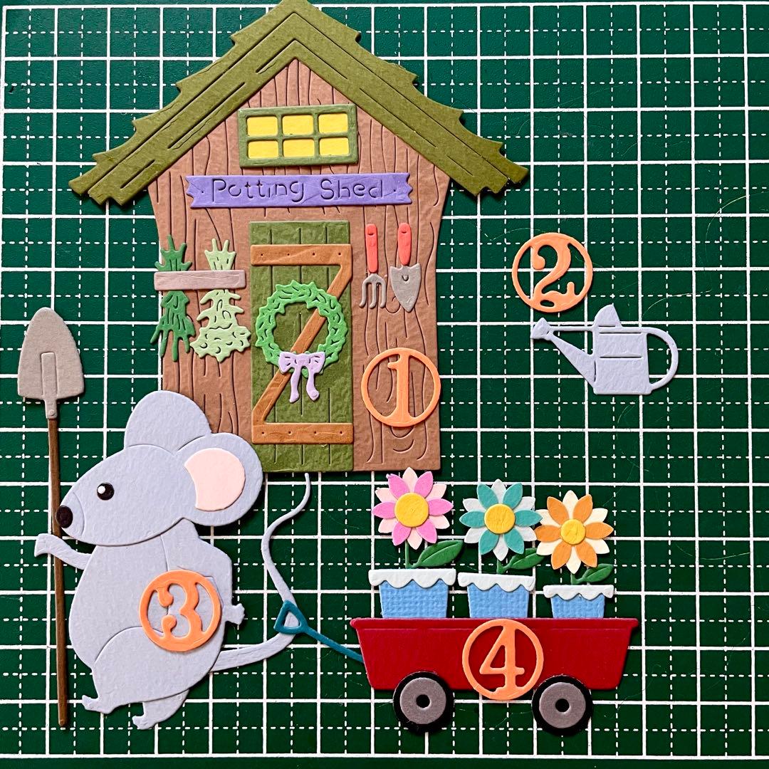 【ガーデニングB】サンプルページ（ペーパークラフト クラフトパンチ）