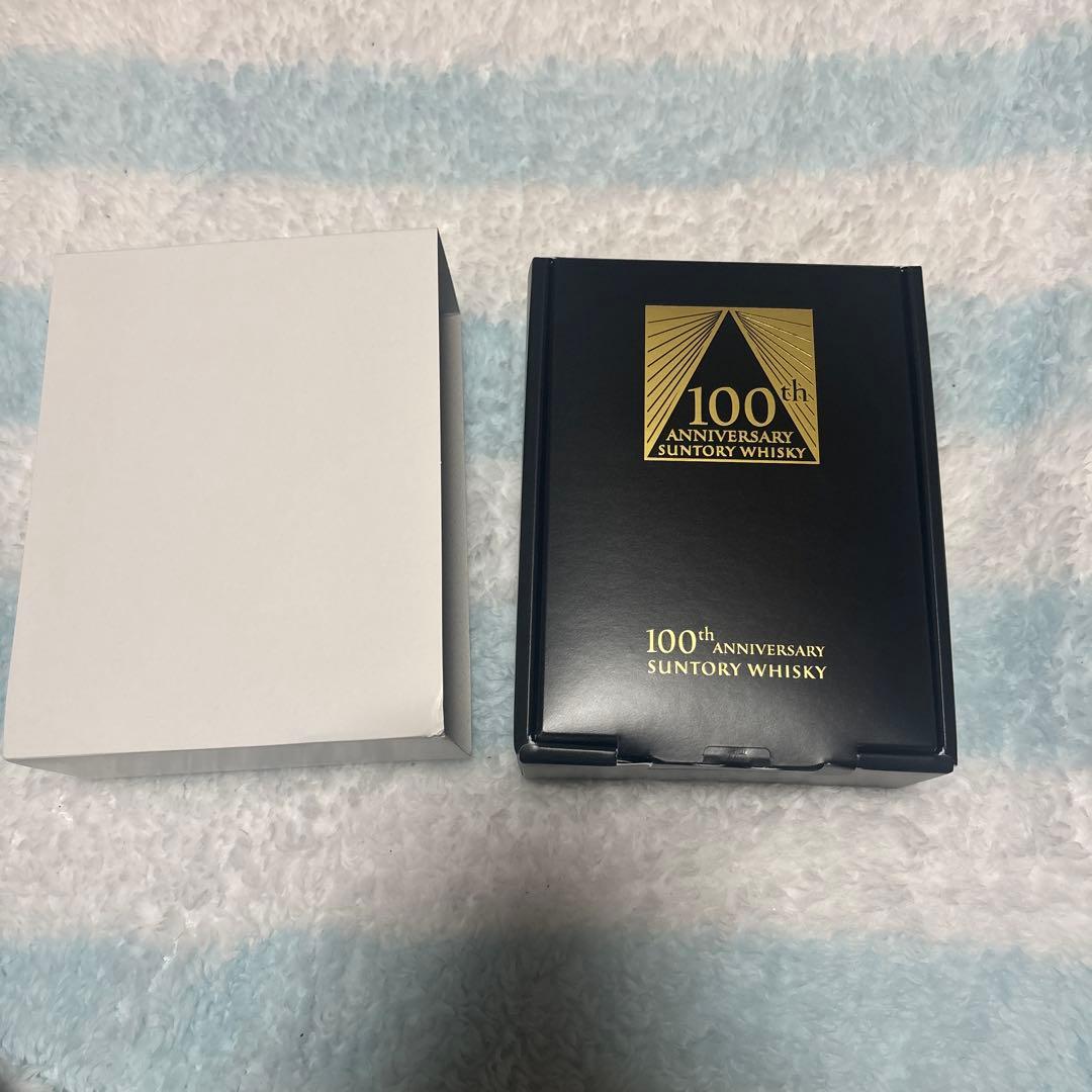 サントリー 100周年記念ボトル 感謝 180ml ウイスキー グラス付即日発送