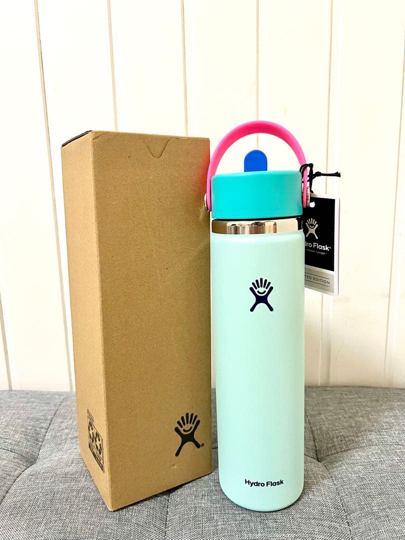 限定品 ハイドロフラスク 24oz Polar Plunge ストロー付水筒