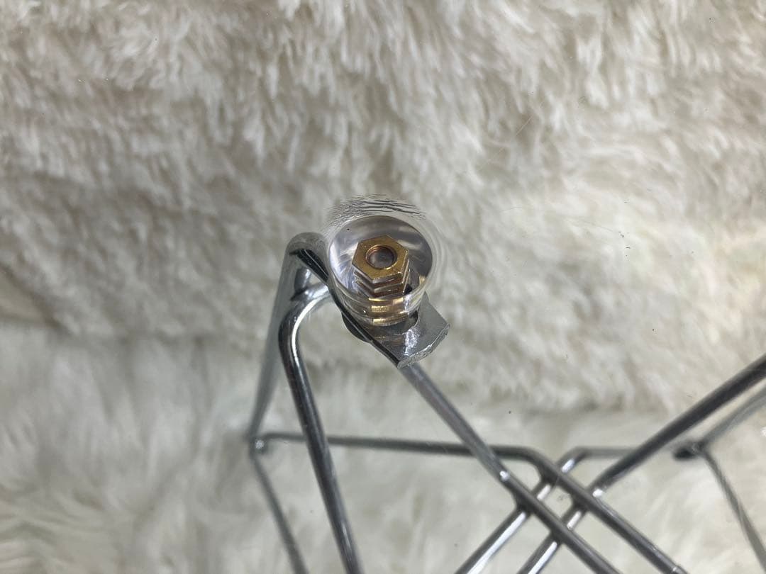 透明　アクリル製　ミッドセンチュリーデザイン　　チェア　椅子　脚クローム　モダン