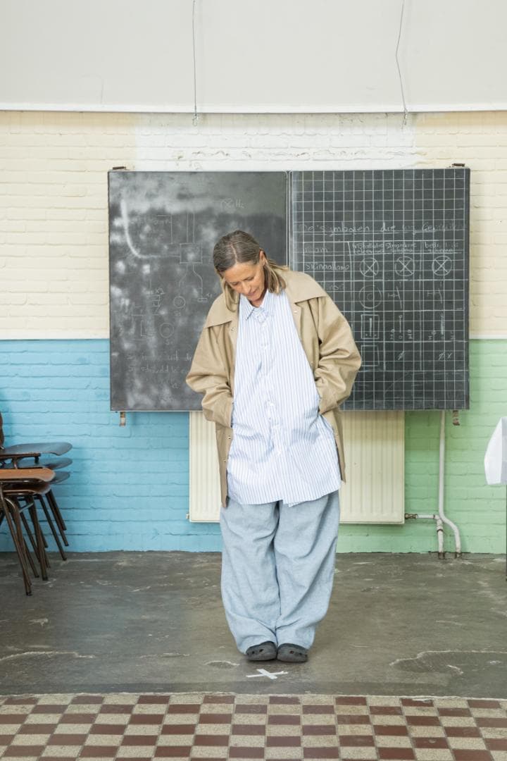 パンツ CAMIEL FORTGENS DENIM SUIT PANTS