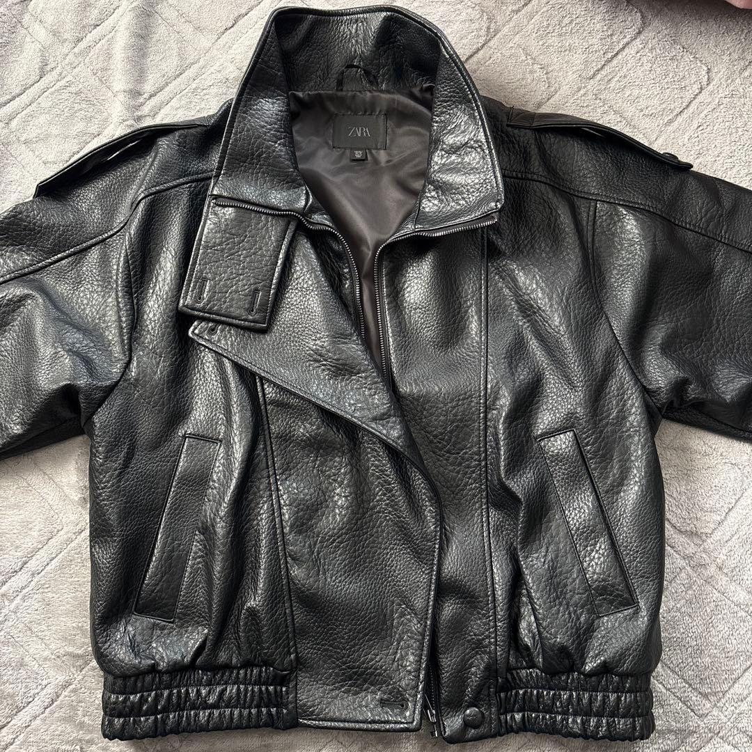 ⚠️a⚠️ ブラック ライダースジャケット