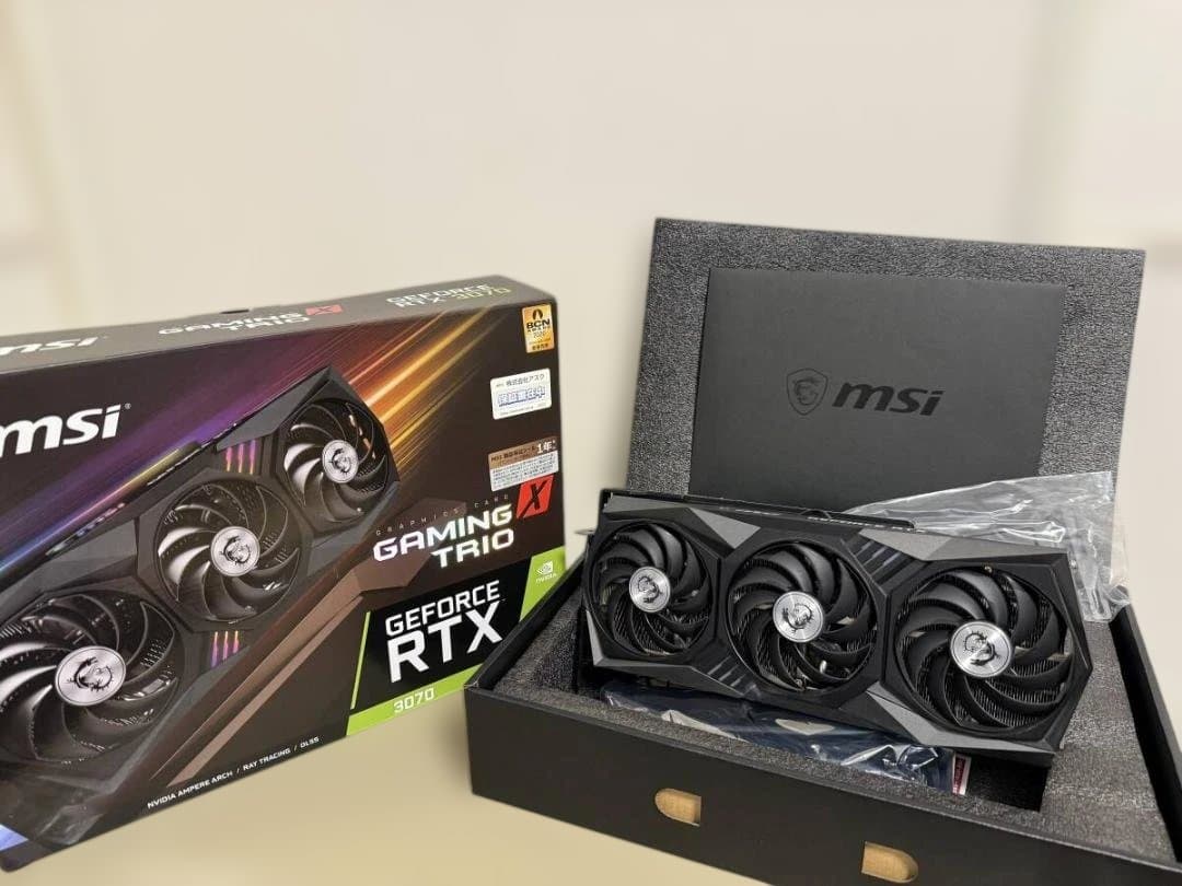 グラフィックボード・グラボ・ビデオカード MSI GeForce RTX 3070 GAMING X TRIO 8G
