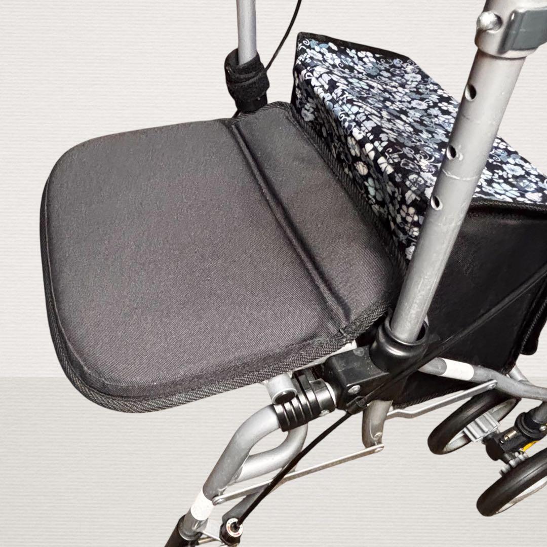 ✨極美品✨ 島製作所 シルバーカー シンフォニーSPスリム 花柄収納