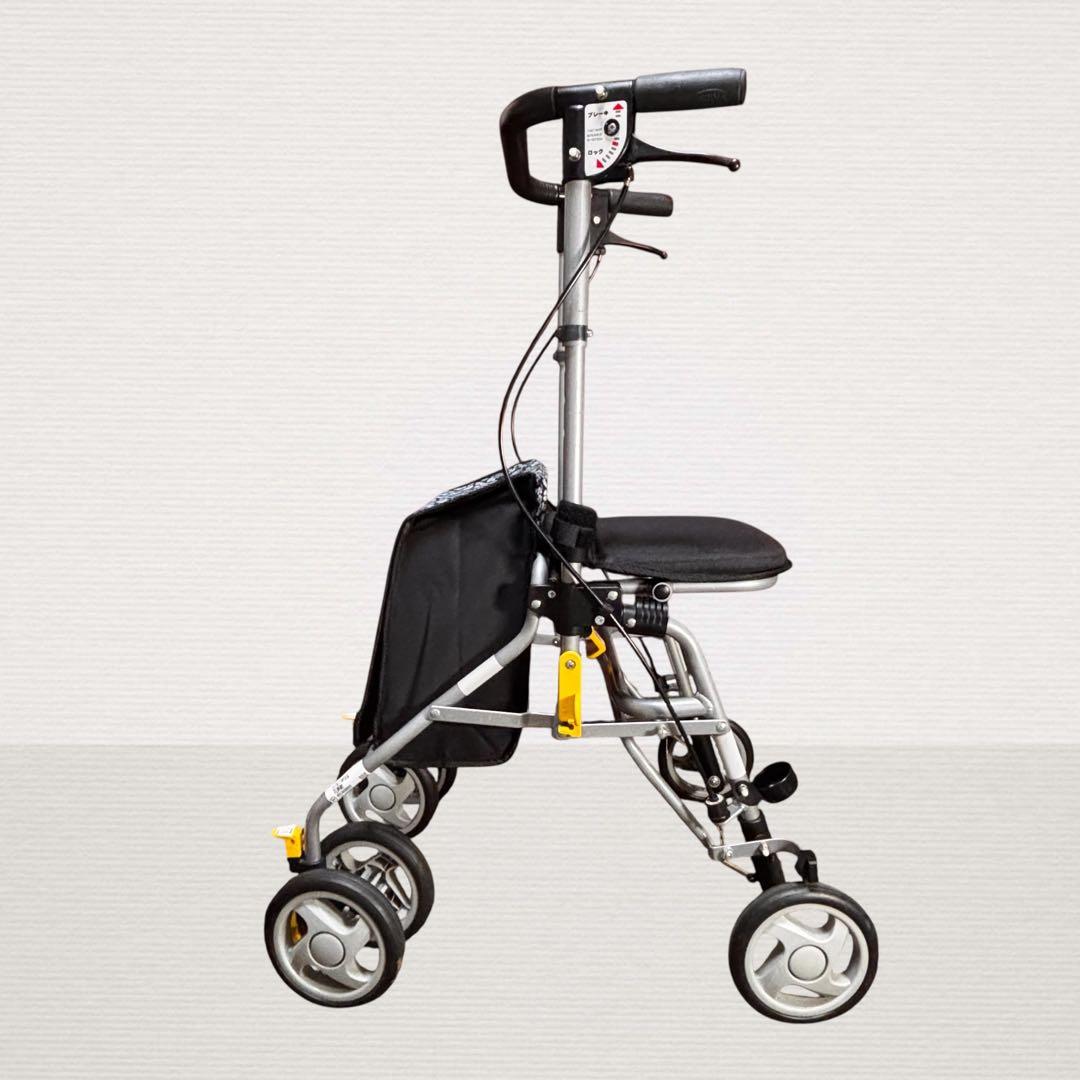 ✨極美品✨ 島製作所 シルバーカー シンフォニーSPスリム 花柄収納