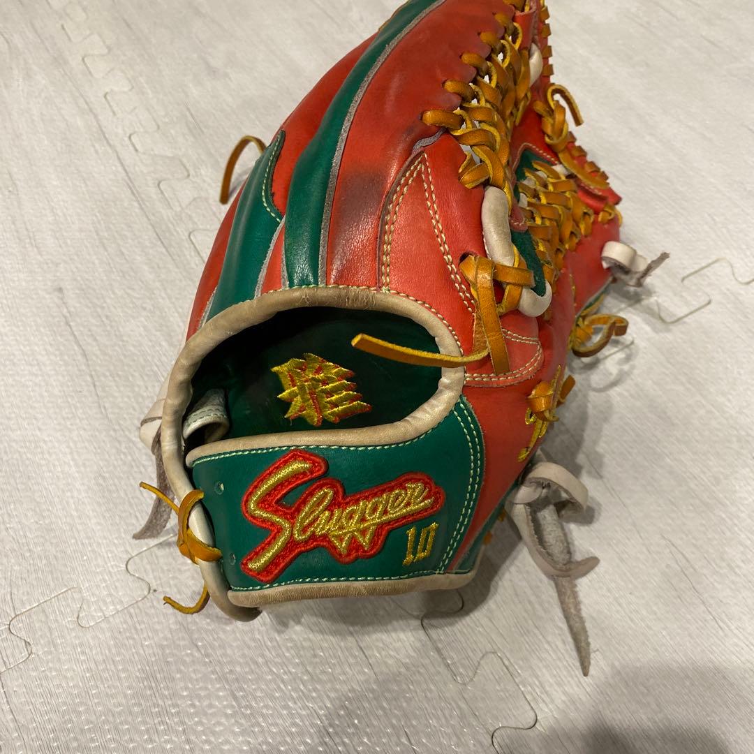 Slugger Keisuke II 軟式グローブ 赤緑