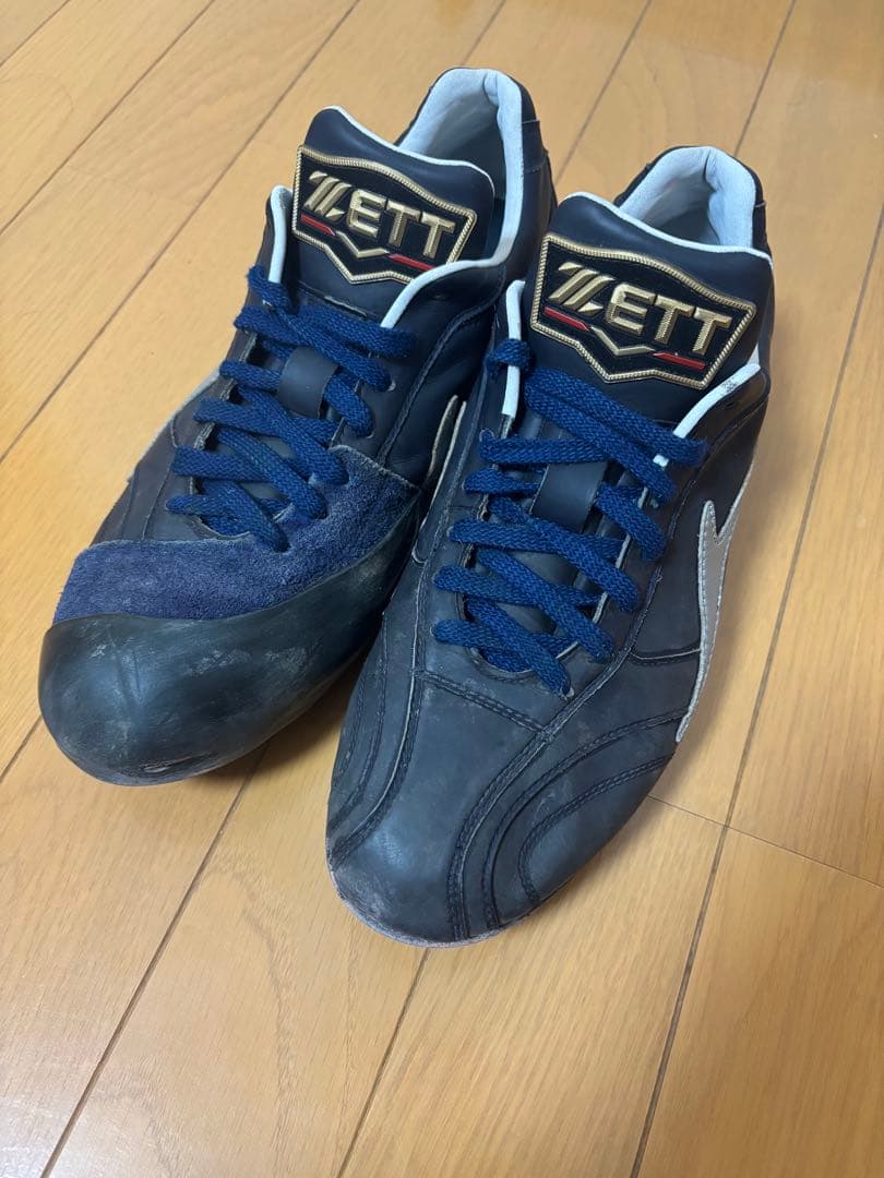 ZETTプロステイタス野球スパイク(横浜DeNAベイスターズ深沢選手実使用)