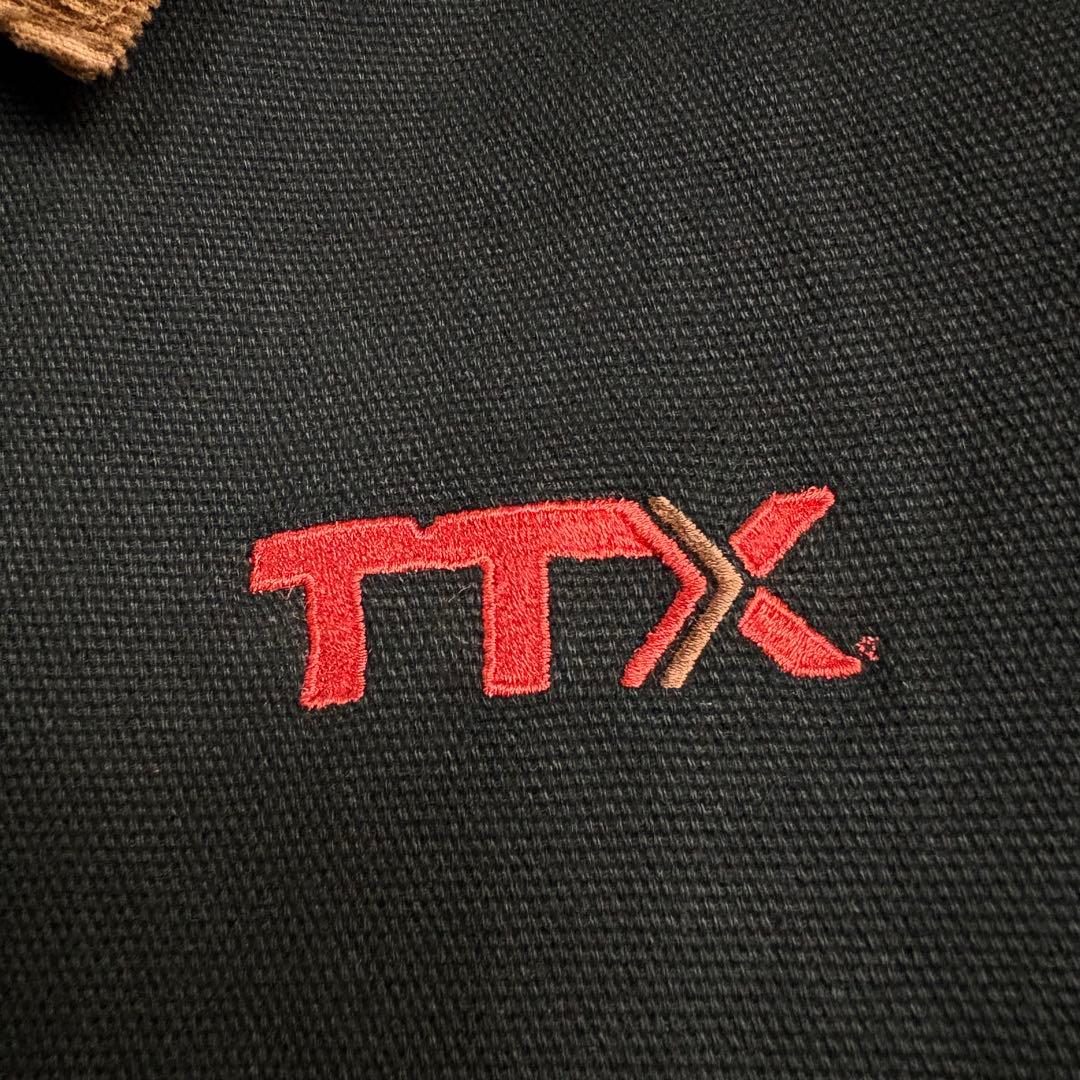 【ゆ】トライマウンテン古着美品黒ダック地デトロイトジャケット短丈 TTXロ