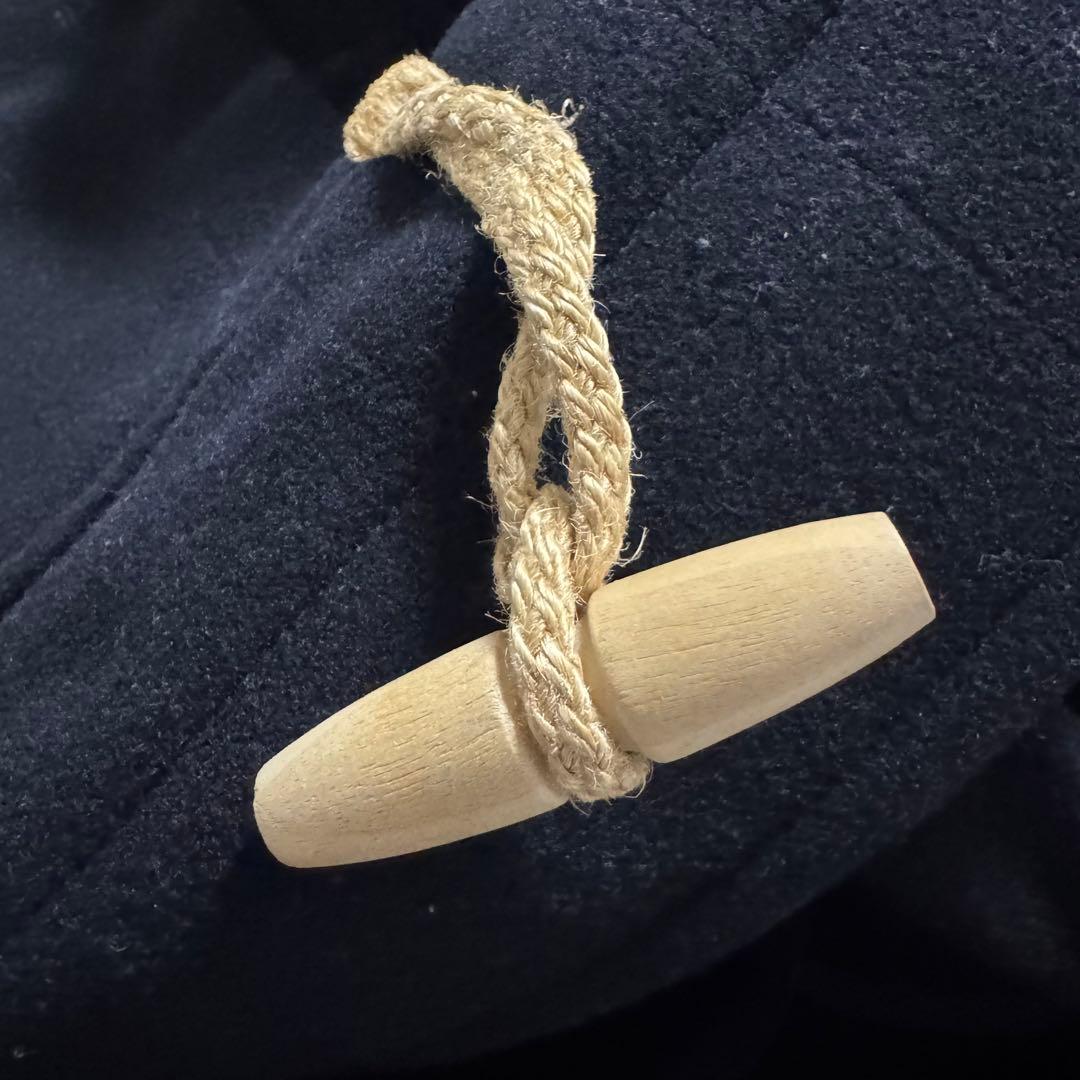 MHL. ロングダッフルコート ウール トグル M 丸襟 ブラック Mサイズ