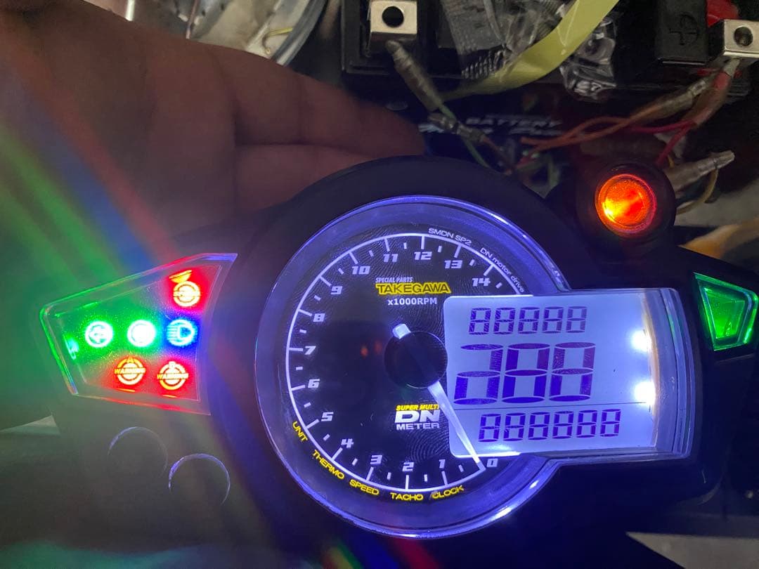 タケガワマルチメーター（エイプ50.モンキー、ゴリラ、xr50モタード等