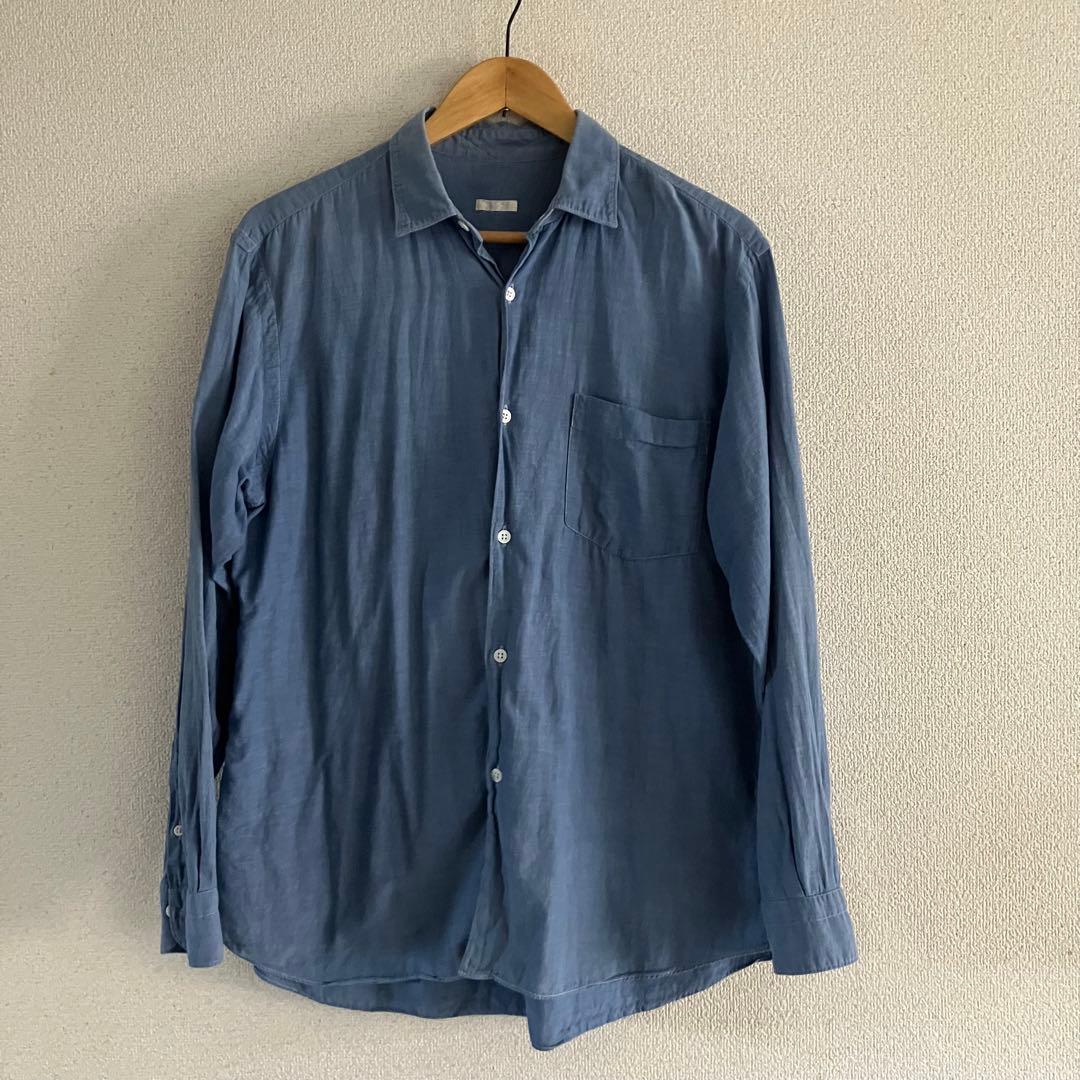 comoli ベタシャン　シャンブレーシャツ