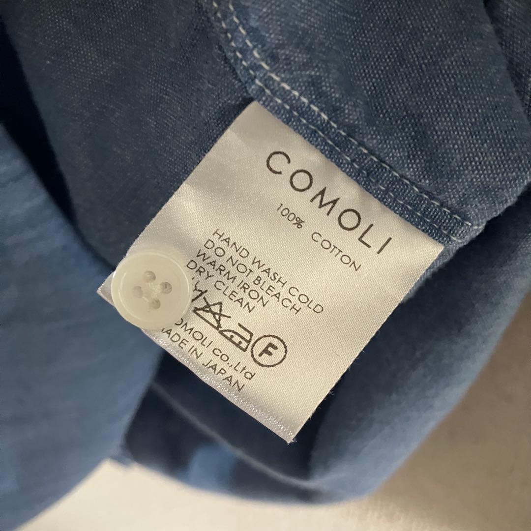 comoli ベタシャン　シャンブレーシャツ
