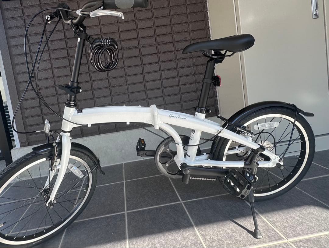 【相談中】折りたたみ自転車 ホワイト ギアあり